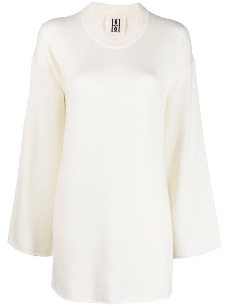 By Malene Birger rolled-trim knitted jumper - Neutrals von By Malene Birger