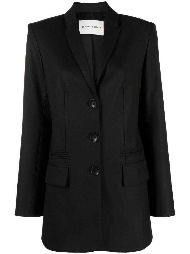 By Malene Birger single-breasted blazer - Black von By Malene Birger