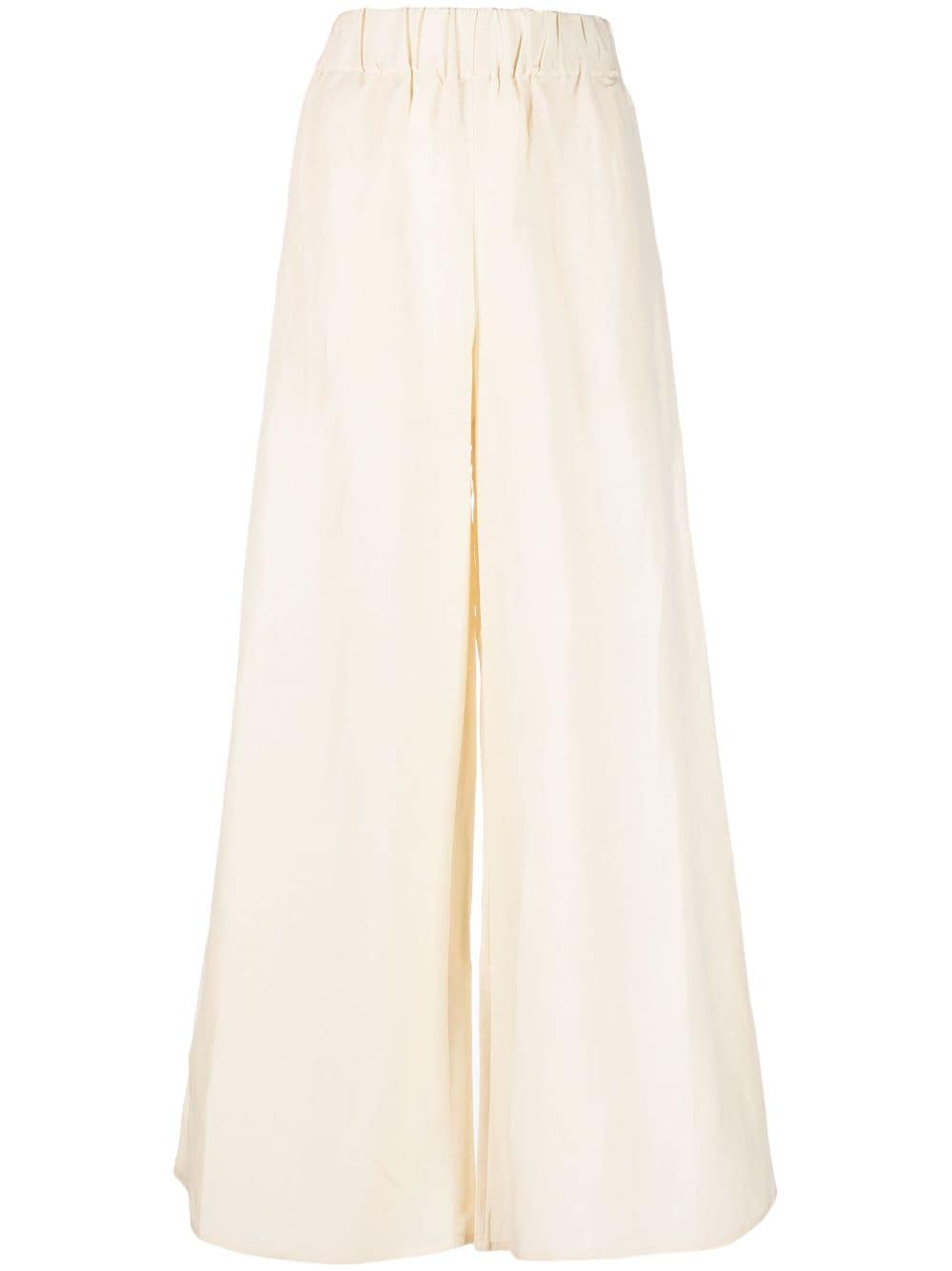 By Malene Birger wide-leg linen-blend trousers - Neutrals von By Malene Birger