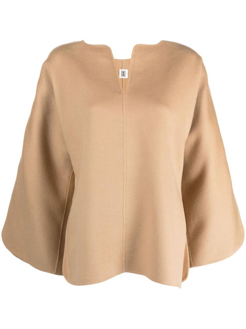 By Malene Birger wide-sleeved wool blouse - Brown von By Malene Birger