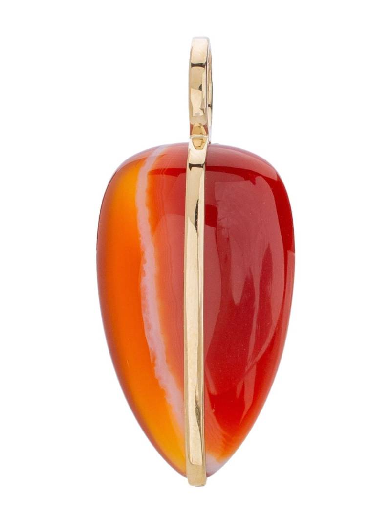 By Pariah large Pebble pendant - Red von By Pariah