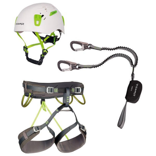 C.A.M.P. - Kit Ferrata Kinetic Rewind Energy CR 4 - Klettersteigset Gr L;S grau von C.A.M.P.