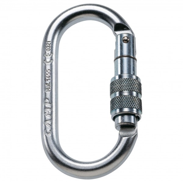 C.A.M.P. - Oval Pro Lock - Stahlkarabiner grau von C.A.M.P.