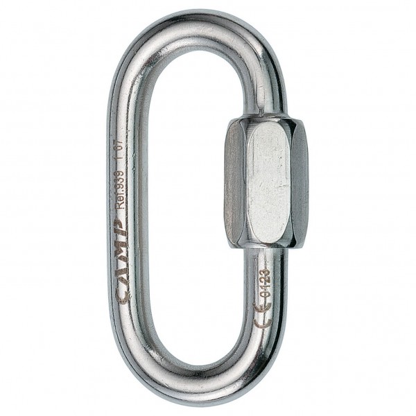 C.A.M.P. - Oval Quick Link - Schraubglied (inox) Gr 8 mm von C.A.M.P.