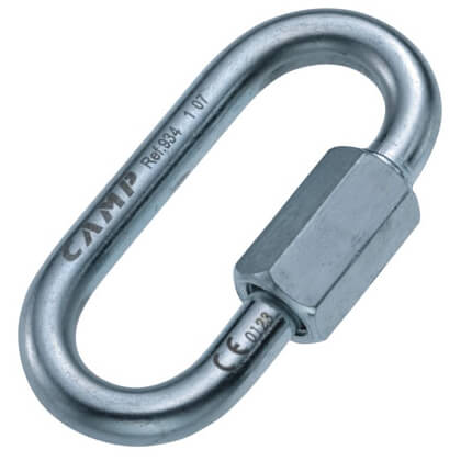 C.A.M.P. - Oval Quick Link - Schraubglied (verzinkt) Gr 10 mm von C.A.M.P.