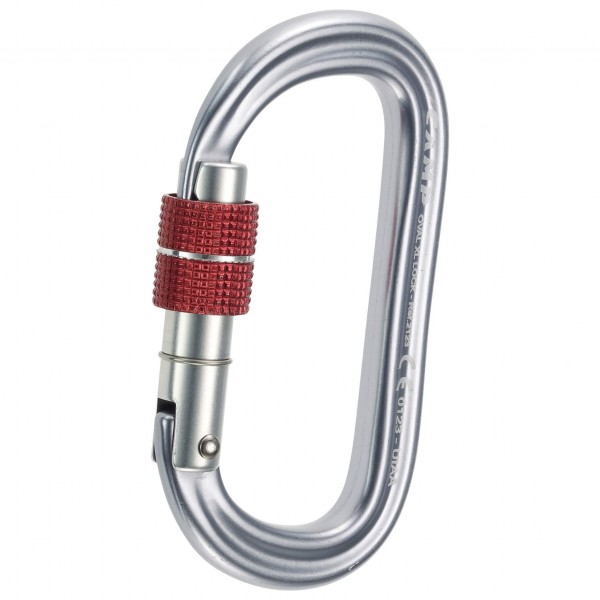 C.A.M.P. - Oval XL Lock - Schraubkarabiner grau von C.A.M.P.