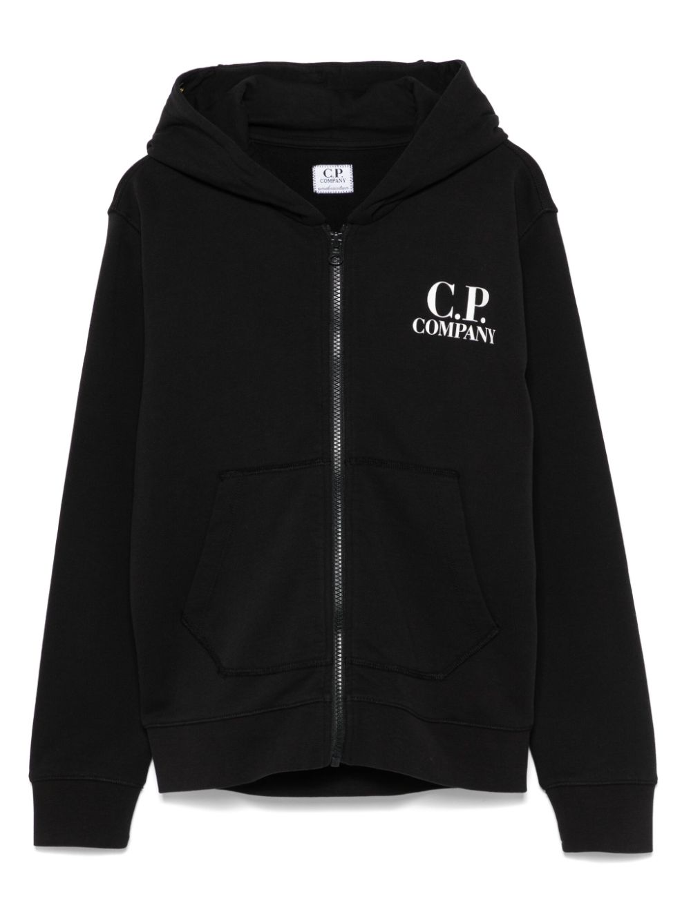 C.P. Company Kids Goggles-detail hoodie - Black von C.P. Company Kids