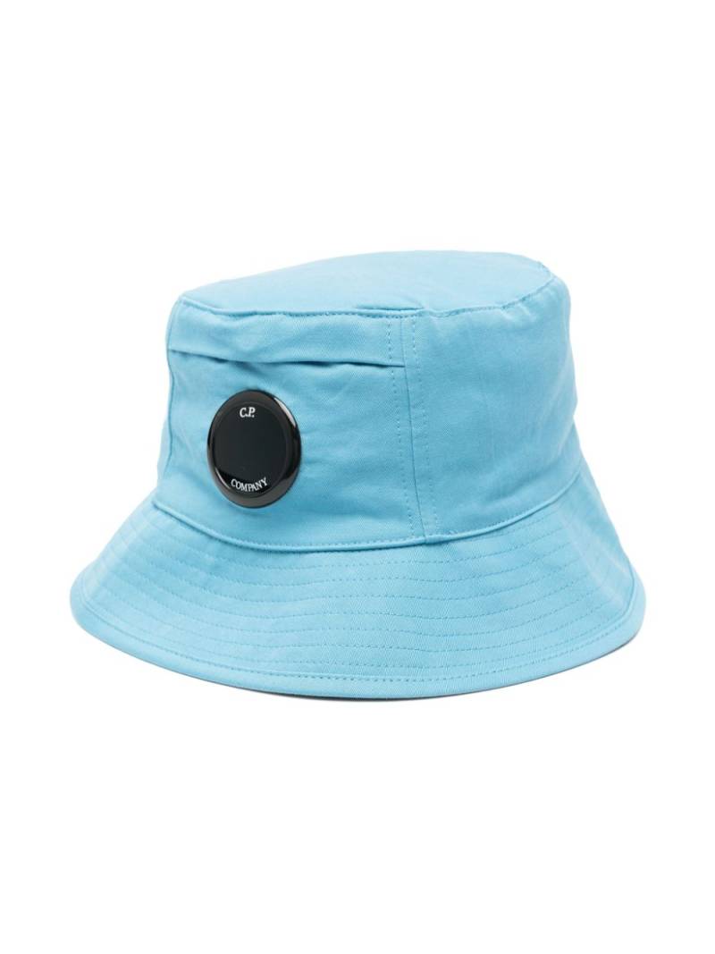 C.P. Company Kids Lens-detail bucket hat - Blue von C.P. Company Kids