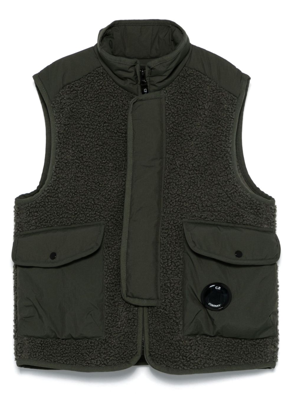 C.P. Company Kids Lens-detail gilet - Green von C.P. Company Kids