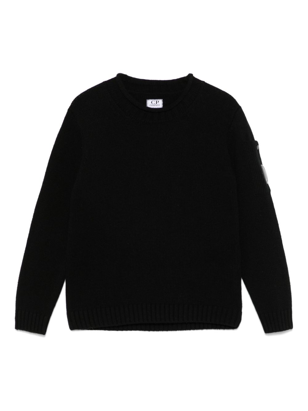 C.P. Company Kids Lens-detail sweater - Black von C.P. Company Kids