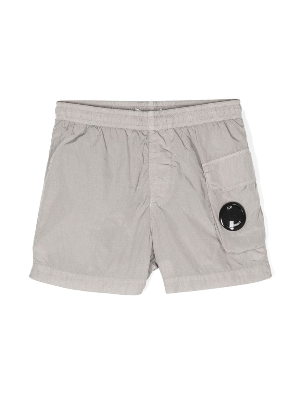 C.P. Company Kids Lens-detail swim shorts - Grey von C.P. Company Kids