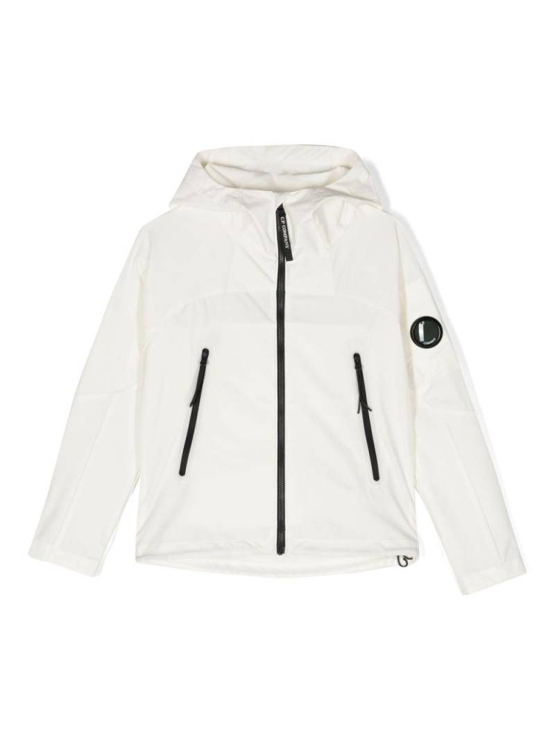 C.P. Company Kids Pro-Tek hooded jacket - White von C.P. Company Kids