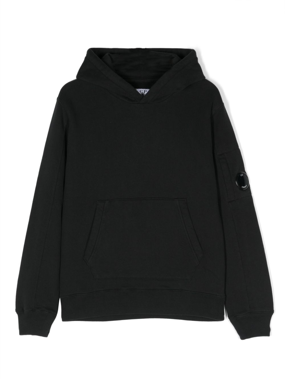 C.P. Company Kids U16 cotton hoodie - Black von C.P. Company Kids