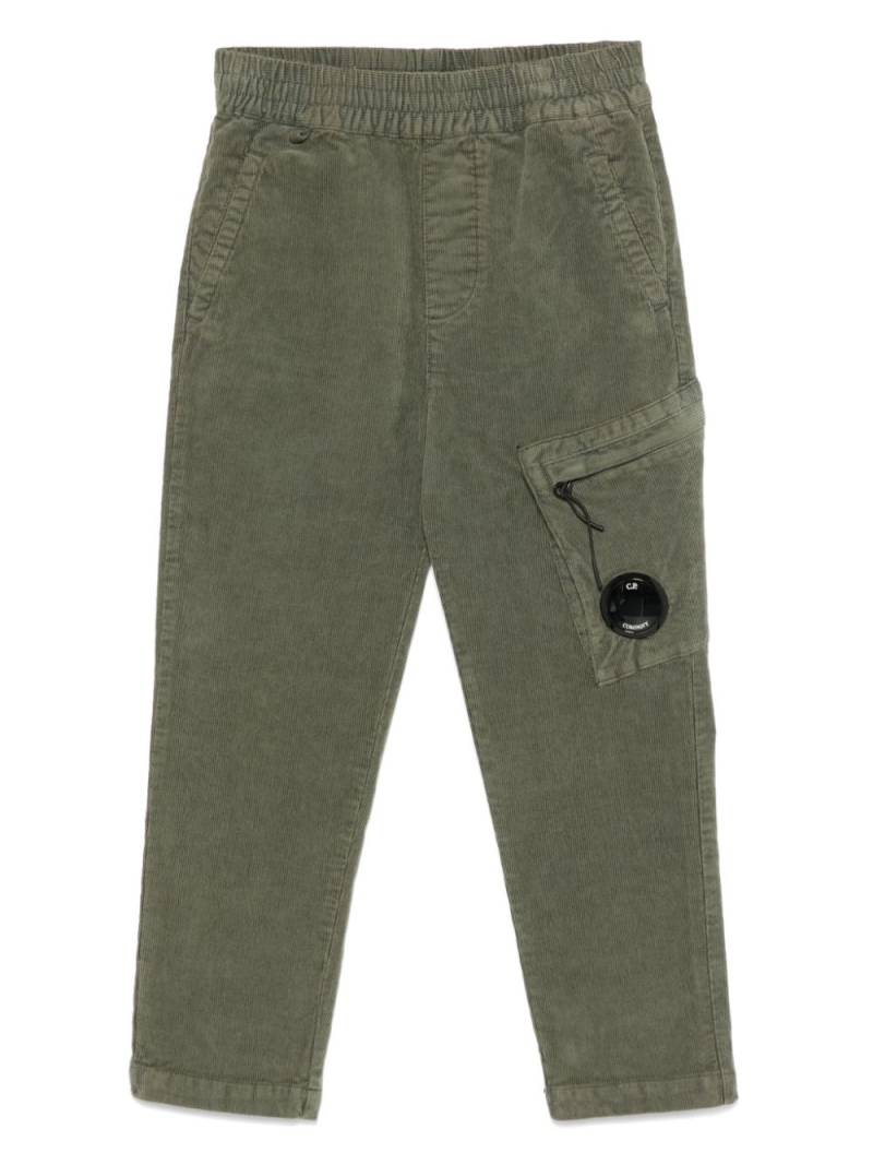 C.P. Company Kids Lens-detail trousers - Green von C.P. Company Kids