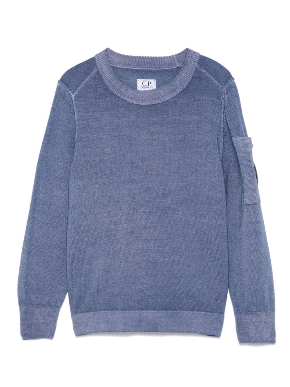 C.P. Company Kids Lens-detail wool sweater - Blue von C.P. Company Kids