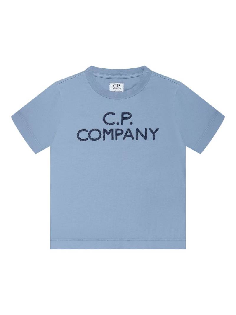 C.P. Company Kids logo-print T-shirt - Blue von C.P. Company Kids