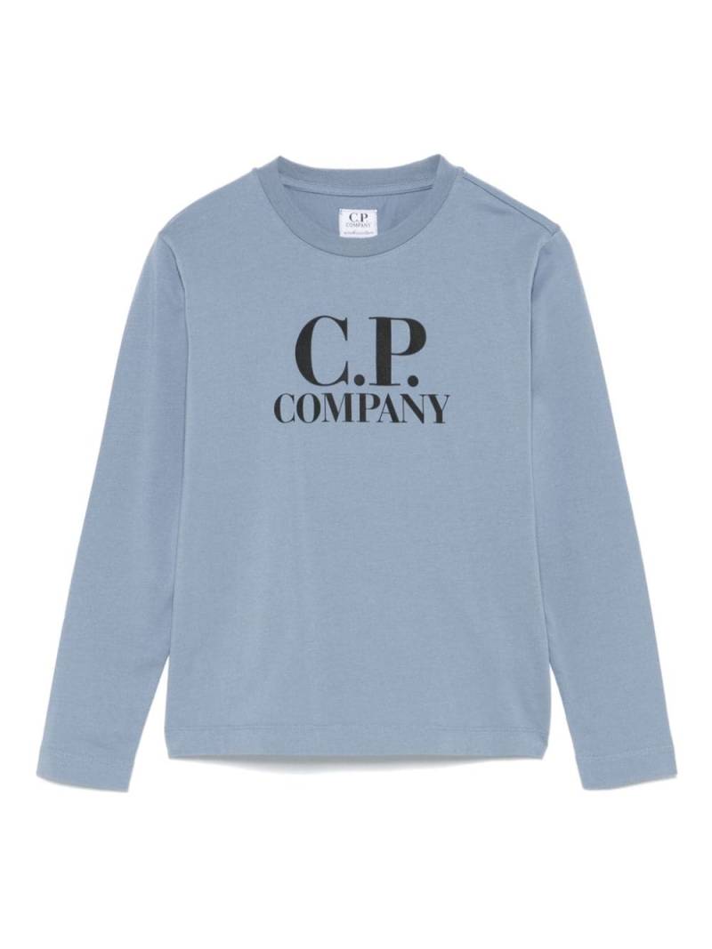 C.P. Company Kids logo-print T-shirt - Blue von C.P. Company Kids