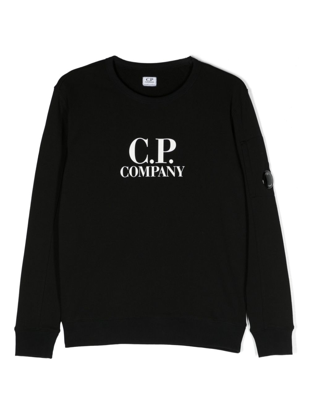 C.P. Company Kids logo-print cotton sweatshirt - Black von C.P. Company Kids