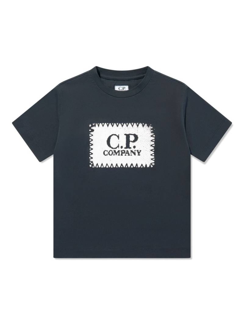 C.P. Company Kids logo t-shirt - Blue von C.P. Company Kids