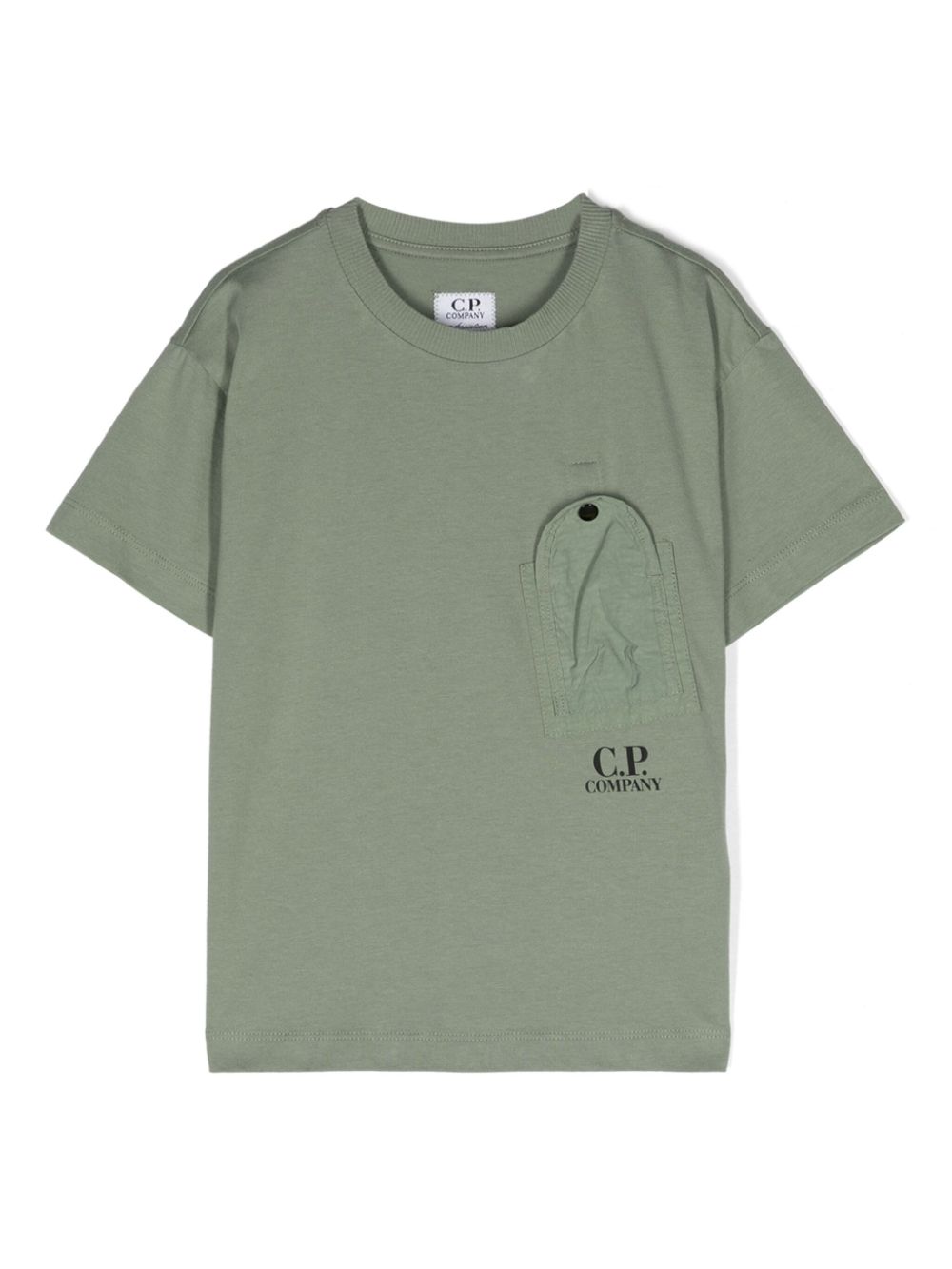 C.P. Company Kids patch-pocket cotton T-shirt - Green von C.P. Company Kids