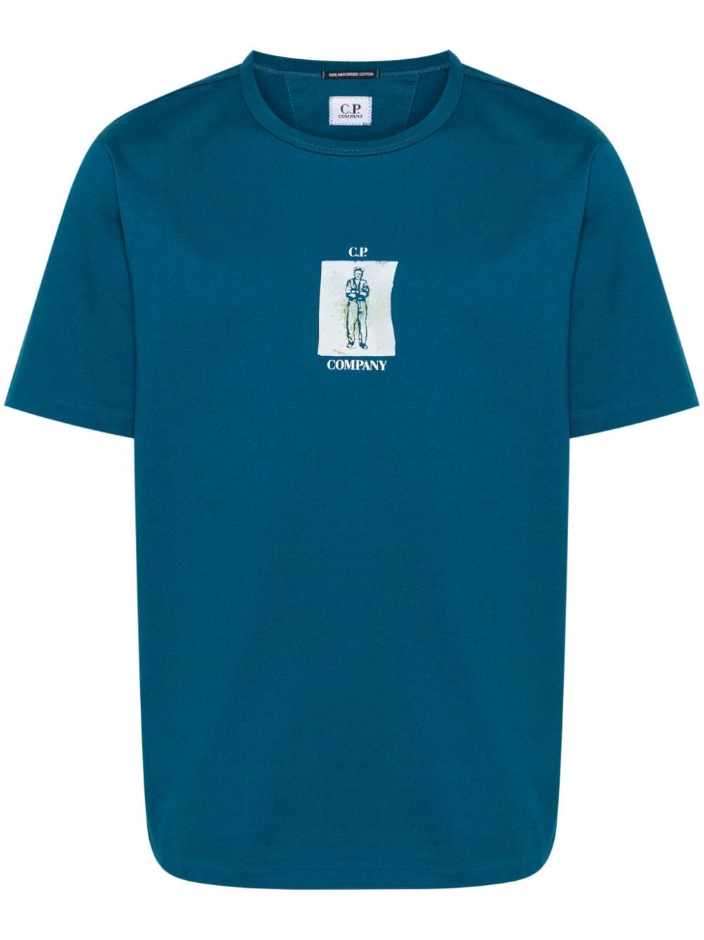 C.P. Company British Sailor-print cotton T-shirt - Blue von C.P. Company