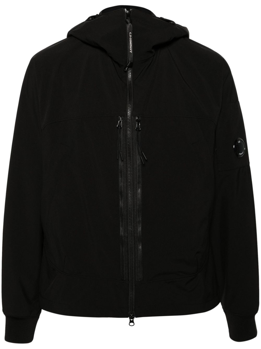 C.P. Company C.P. Shell-R hooded jacket - Black von C.P. Company