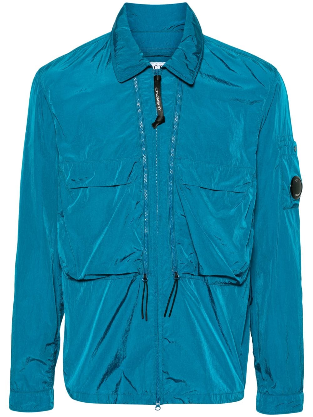 C.P. Company Chrome-R hooded jacket - Blue von C.P. Company