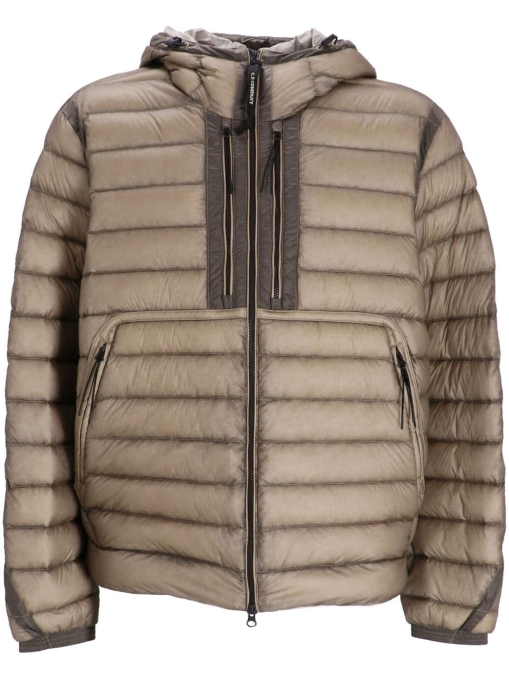 C.P. Company D.D. Shell goggle down jacket - Neutrals von C.P. Company