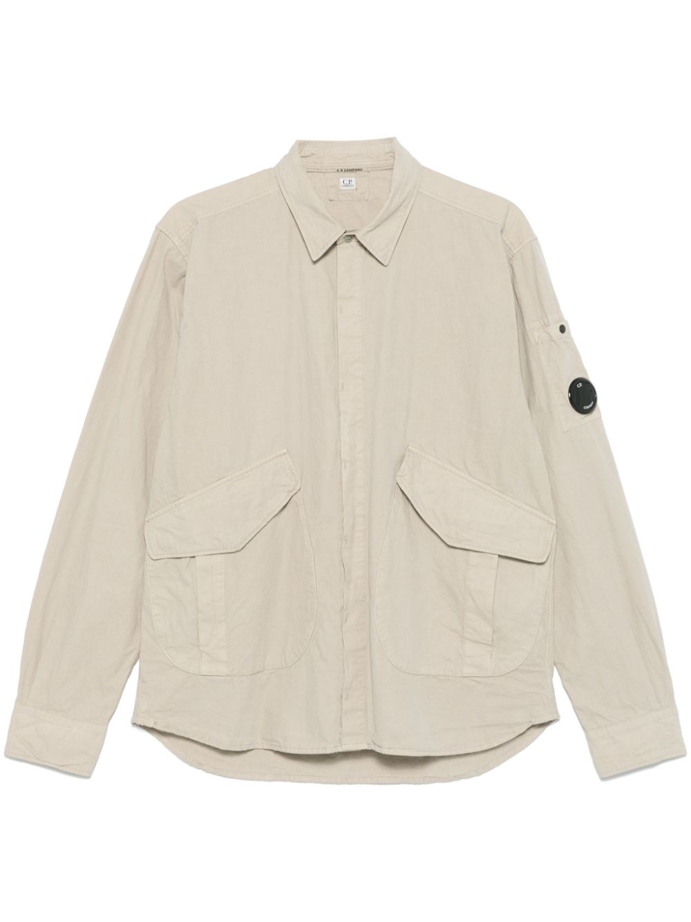 C.P. Company Microreps Diamond Peach overshirt - Neutrals von C.P. Company