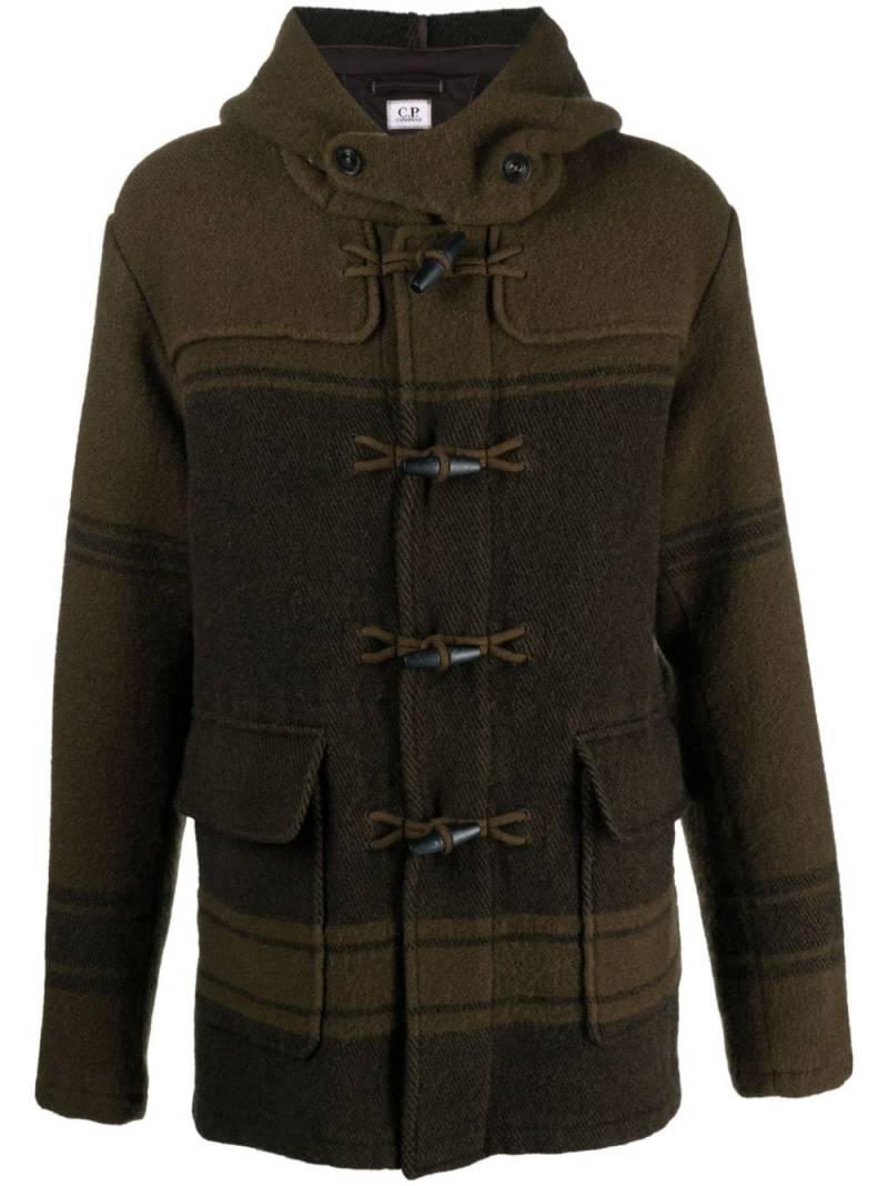 C.P. Company Duffle wool coat - Green von C.P. Company