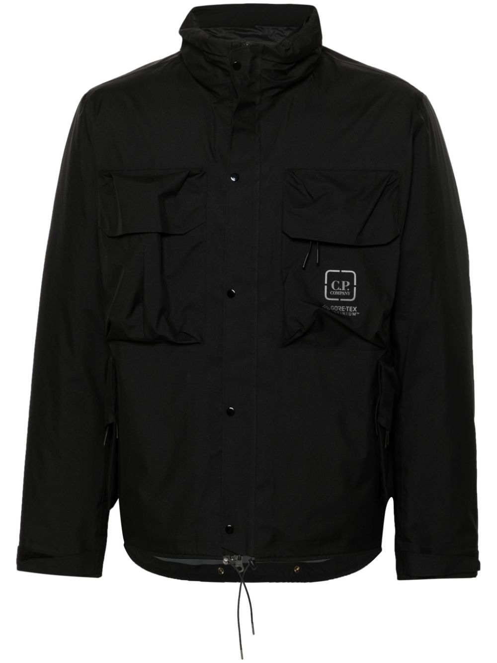 C.P. Company The Metropolis Series Gore-Tex Infinium hooded jacket - Black von C.P. Company