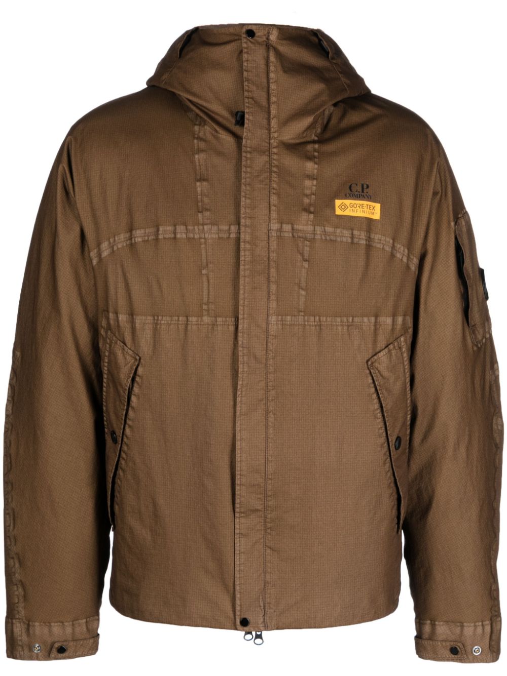 C.P. Company Gore G-type hooded jacket - Brown von C.P. Company