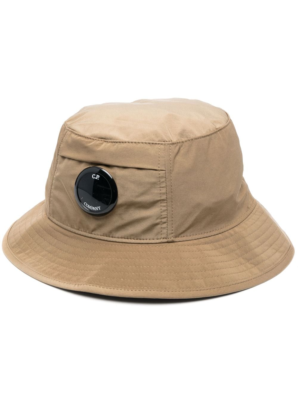 C.P. Company Lens-detail bucket hat - Neutrals von C.P. Company