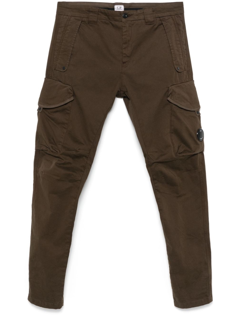 C.P. Company Lens-detail cargo trousers - Green von C.P. Company