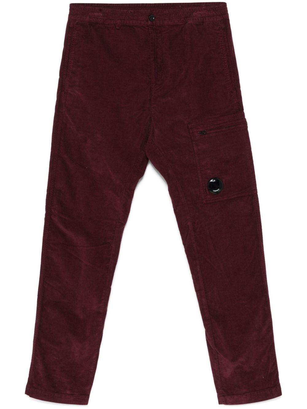 C.P. Company Lens-detail corduroy trousers - Purple von C.P. Company