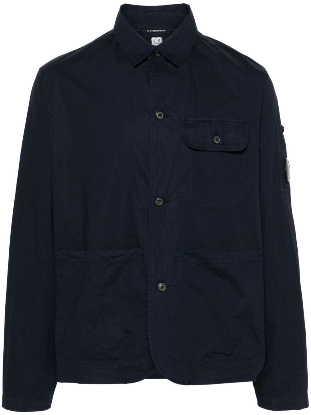 C.P. Company Lens-detail cotton shirt - Blue von C.P. Company