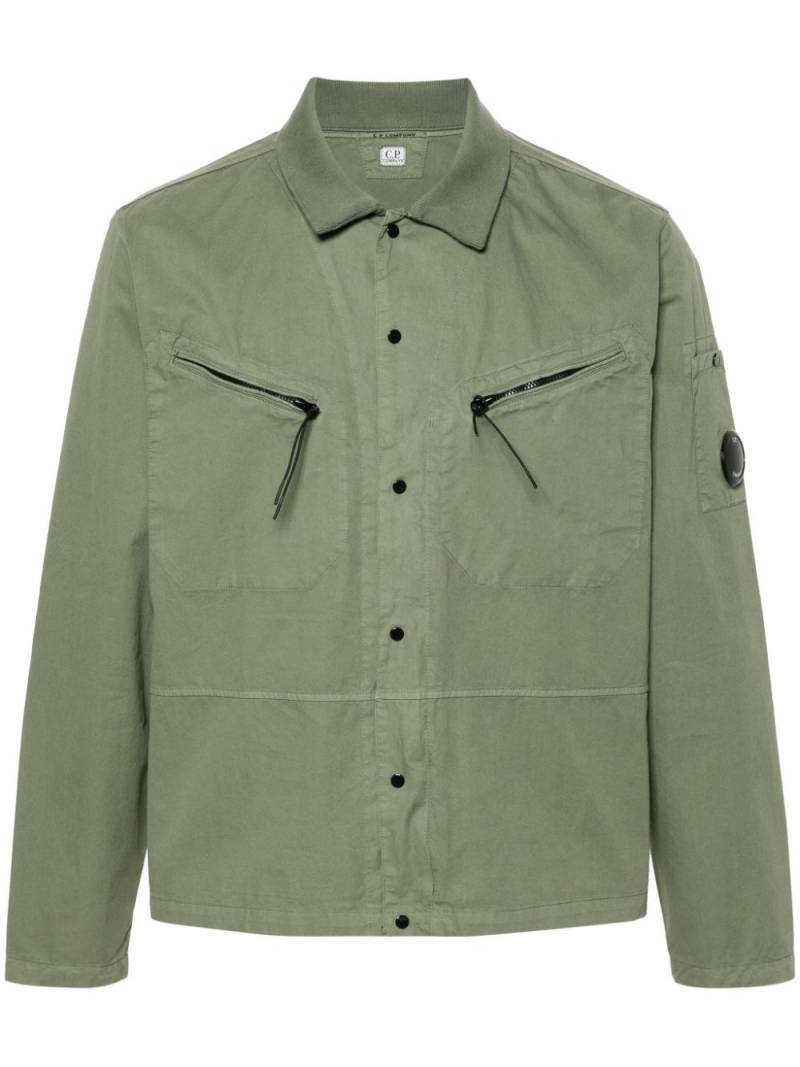 C.P. Company Lens-detail cotton shirt - Green von C.P. Company