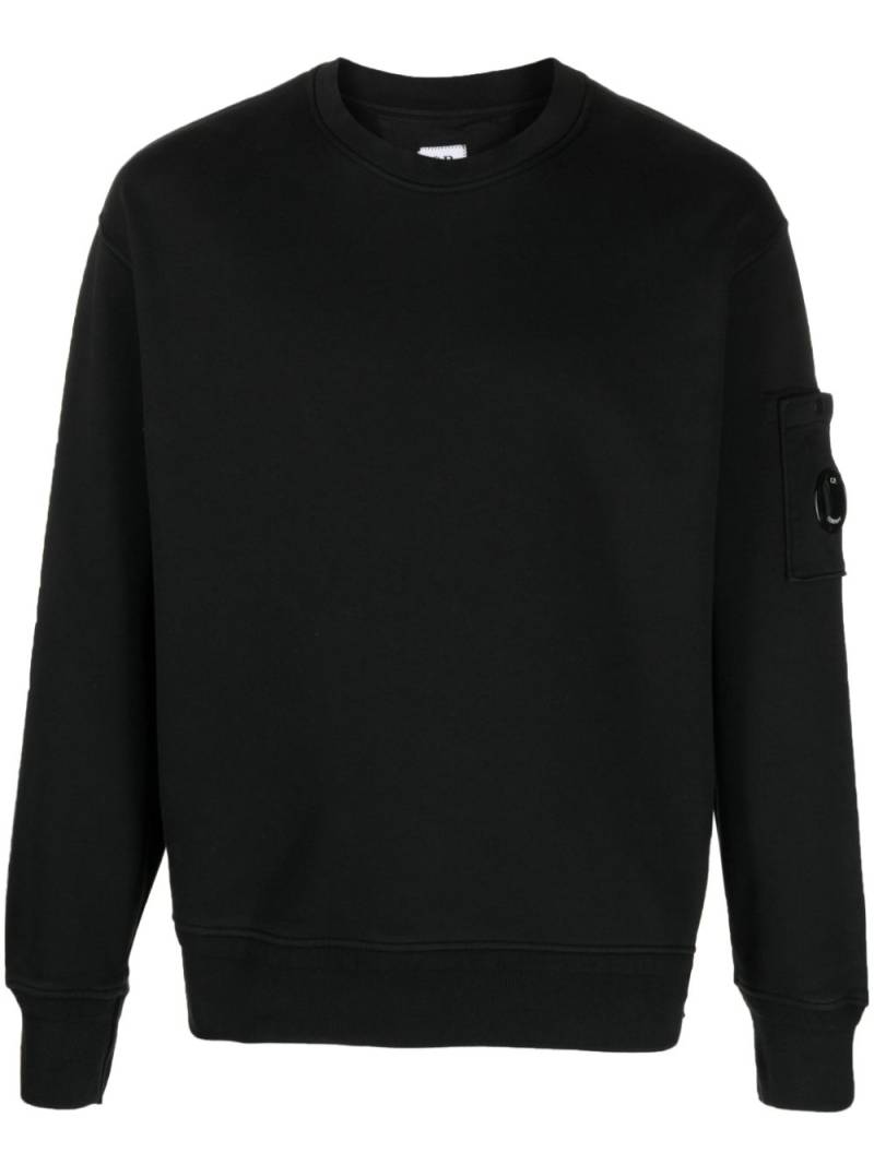 C.P. Company Lens-detail cotton sweatshirt - Black von C.P. Company