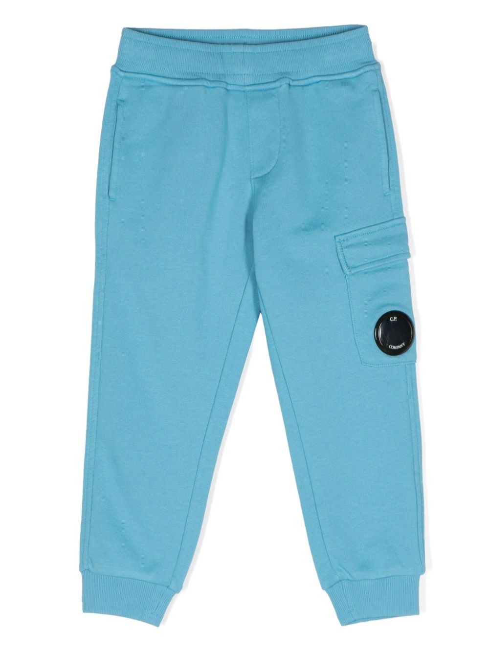 C.P. Company Lens-detail cotton track pants - Blue von C.P. Company