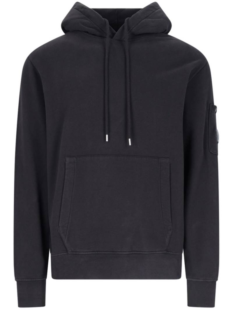 C.P. Company Lens-detail hoodie - Black von C.P. Company