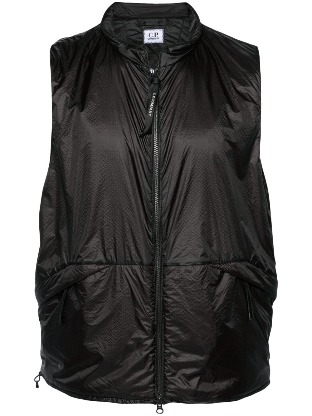 C.P. Company Lens-detail padded gilet - Black von C.P. Company