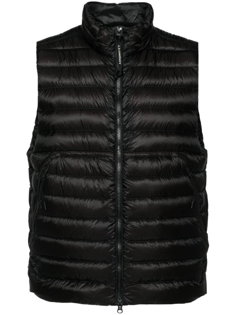 C.P. Company Lens-detail padded gilet - Black von C.P. Company