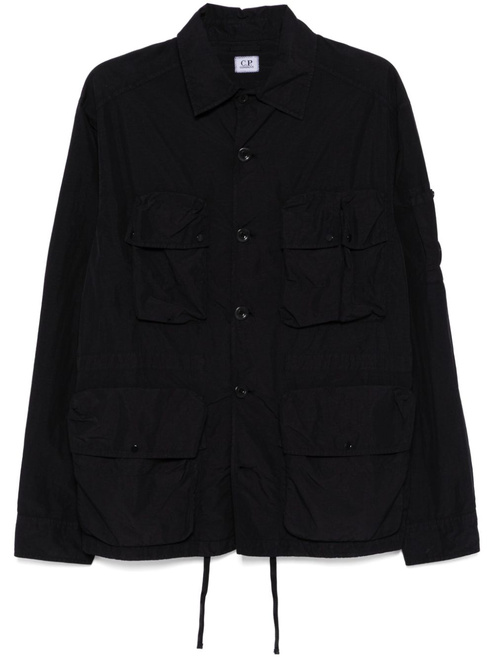 C.P. Company Lens-detail shirt jacket - Black von C.P. Company