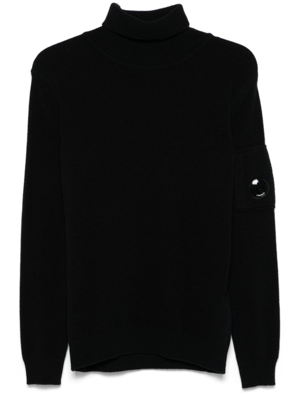 C.P. Company Lens-detail sweater - Black von C.P. Company