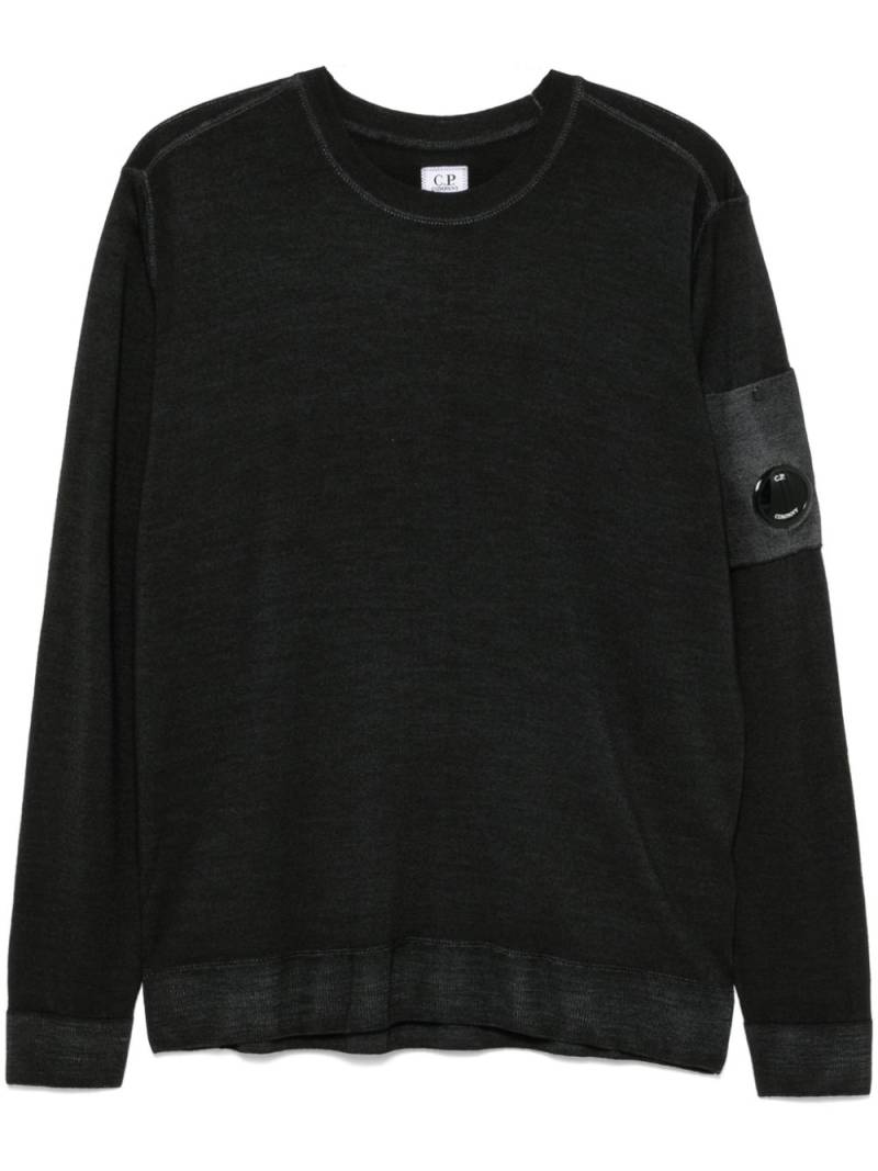 C.P. Company Lens-detail sweater - Black von C.P. Company