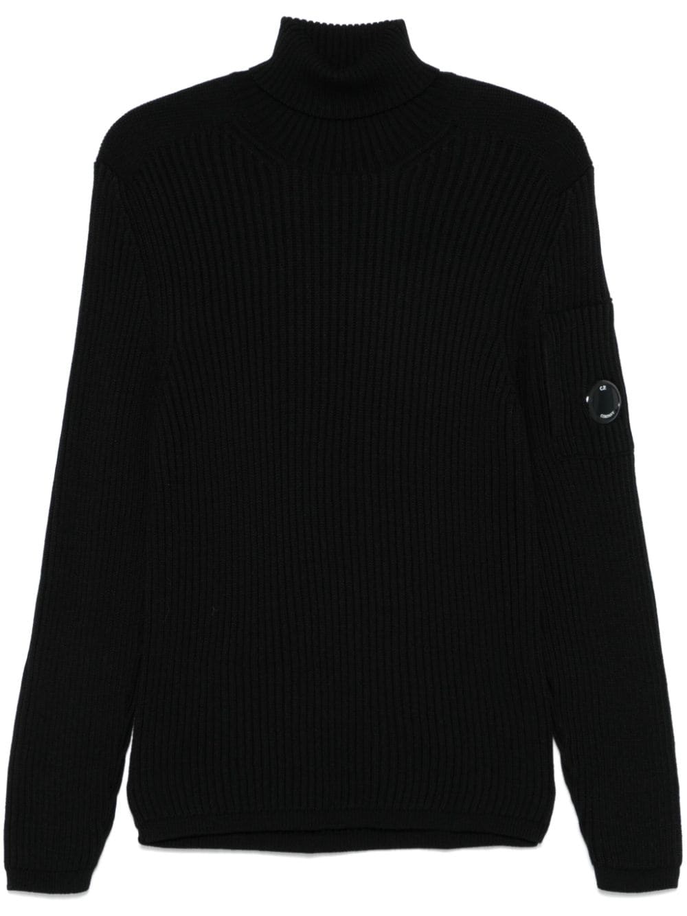 C.P. Company Lens-detail sweater - Black von C.P. Company