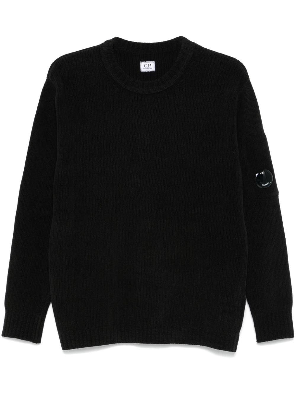 C.P. Company Lens-detail sweater - Black von C.P. Company