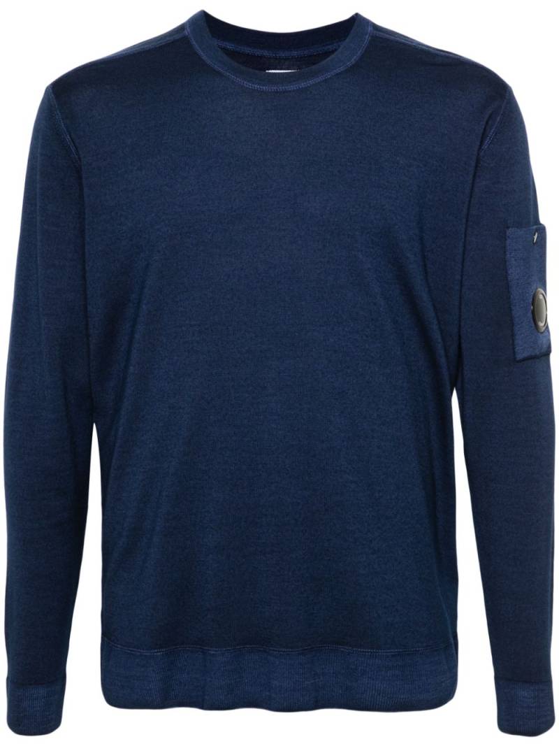 C.P. Company Lens-detail sweater - Blue von C.P. Company