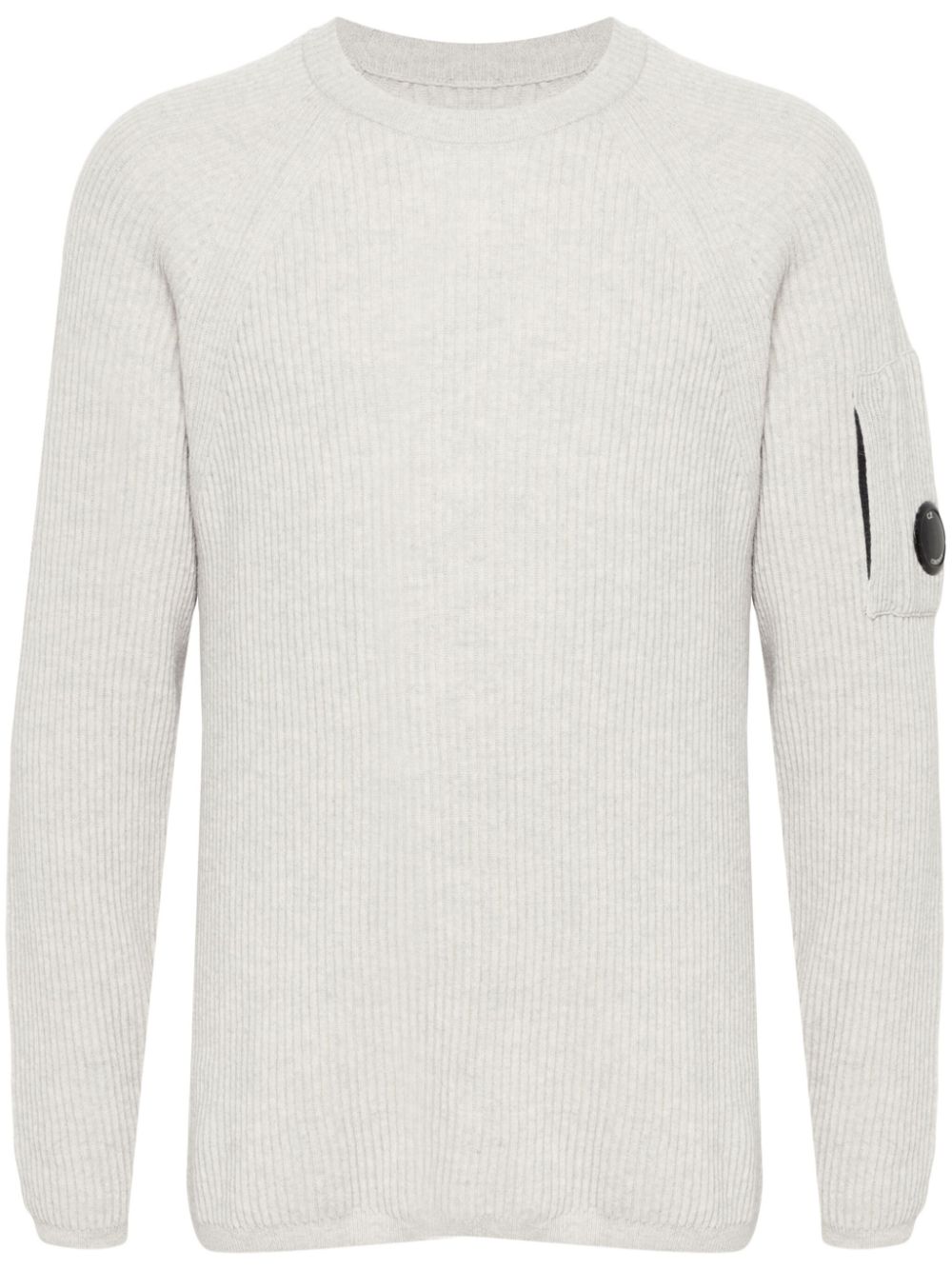 C.P. Company Lens-detail sweater - White von C.P. Company