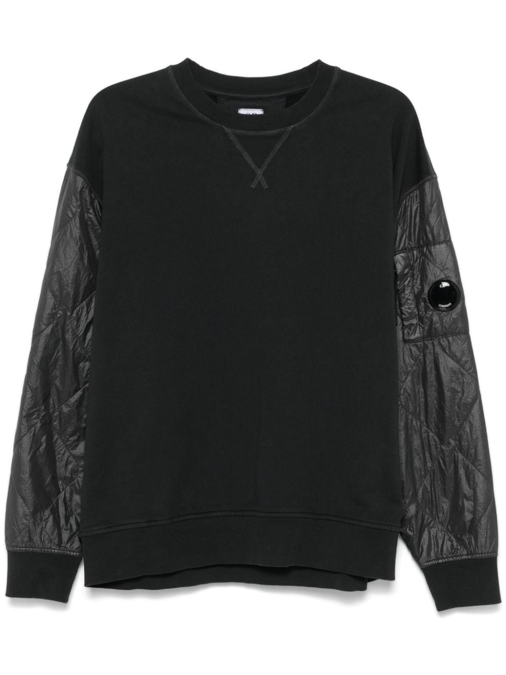 C.P. Company Lens-detail sweatshirt - Black von C.P. Company